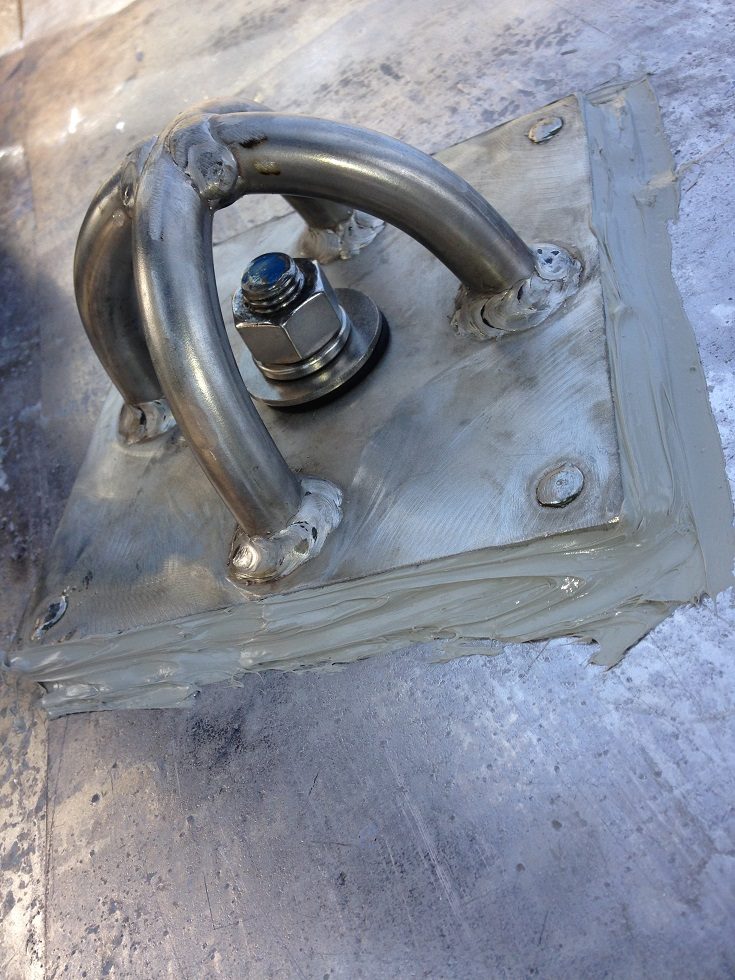 Ancrage sur mesure inox